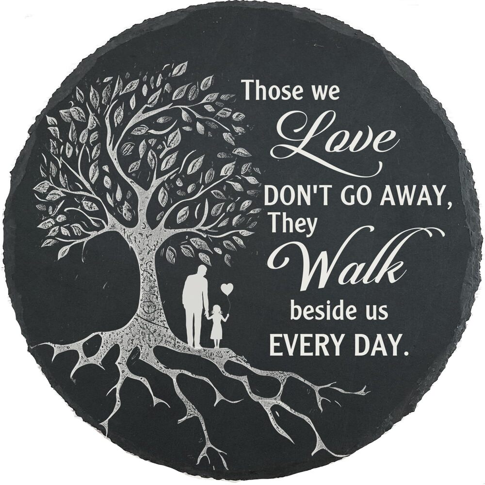 4161 Dad Memorial Stone Man and Child Sympathy Gifts Loss of Dad
